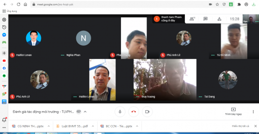 Công tác giảng dạy, học tập trực tuyến ứng phó với dịch Covid 19 tại  khoa Môi trường, Phân hiệu Trường Đại học Tài nguyên và Môi trường  Hà Nội tại tỉnh Thanh Hóa